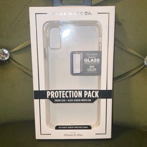 CASE-MATE Clear Protection Pack (Case+Screen Protector) iPhone XS Max